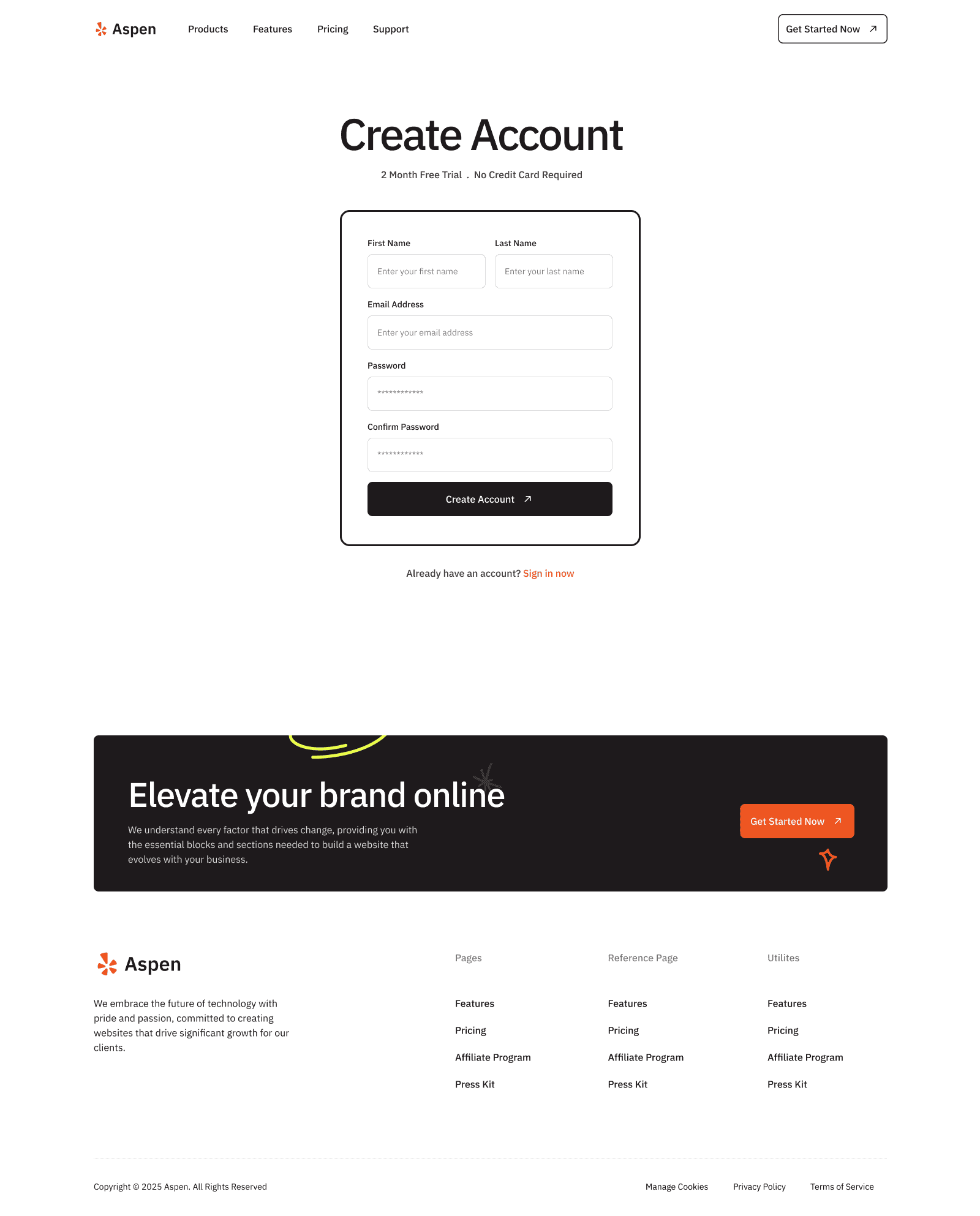 Signup
