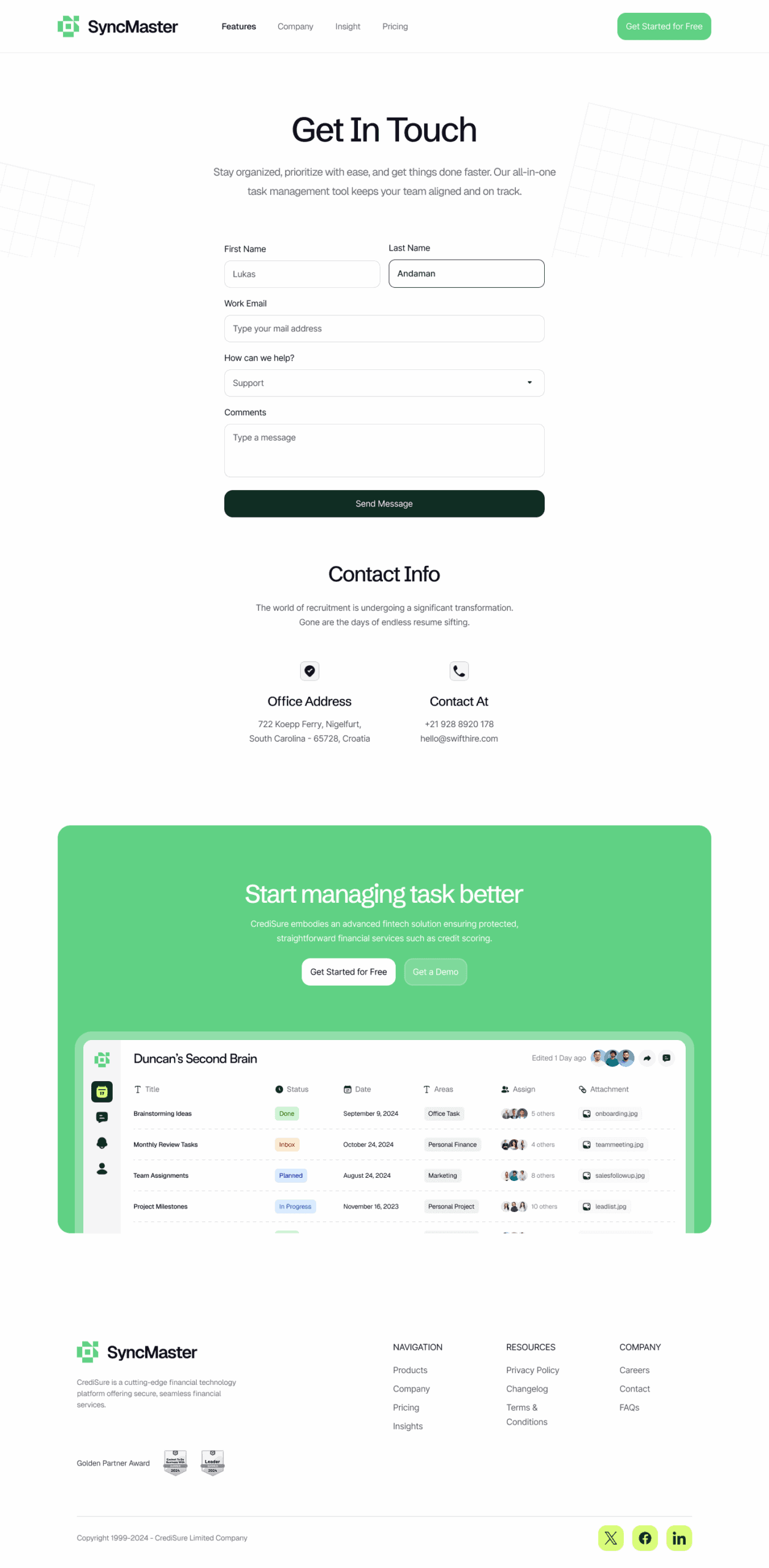 Contact