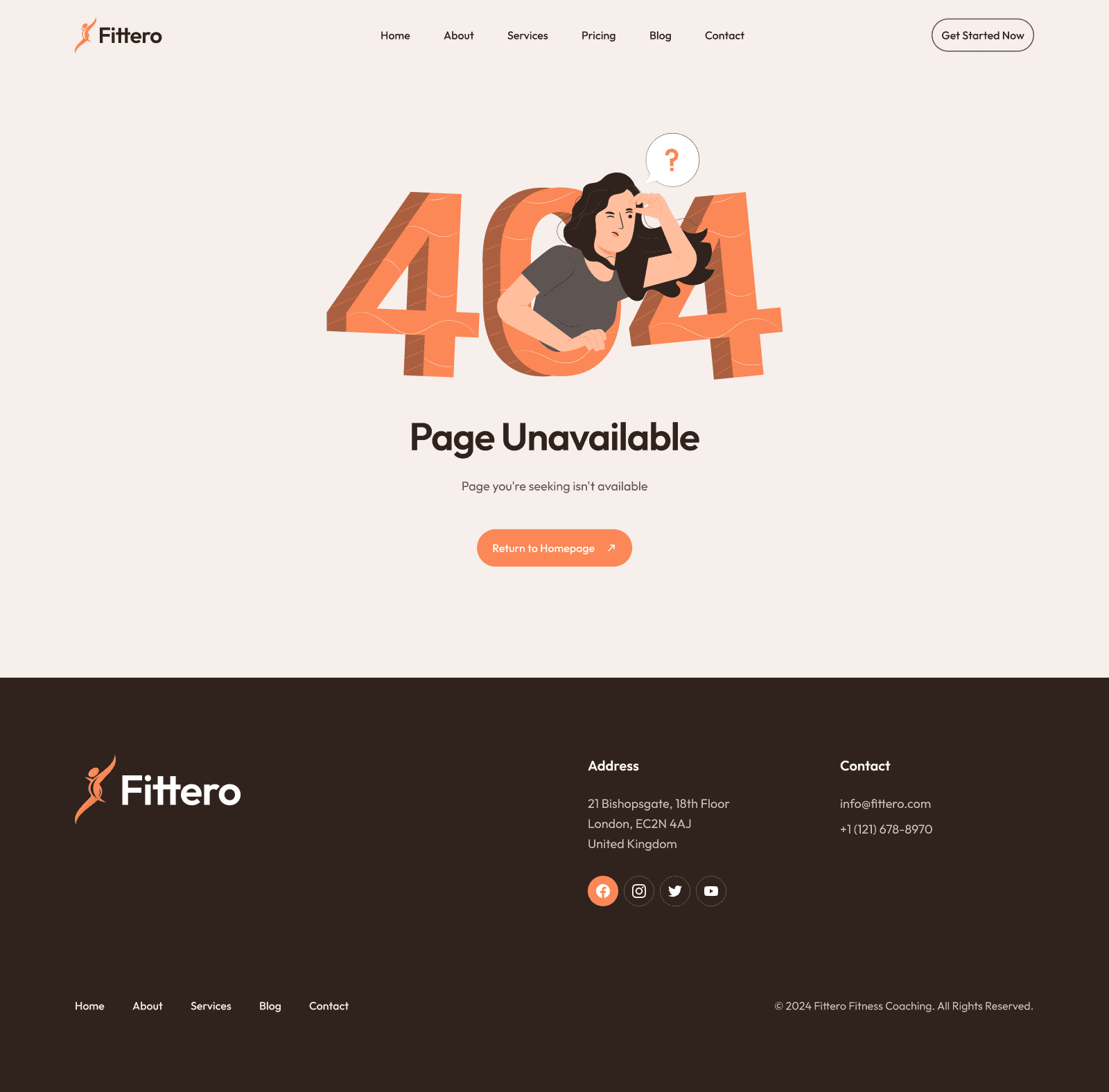 Fittero 404 Not Found