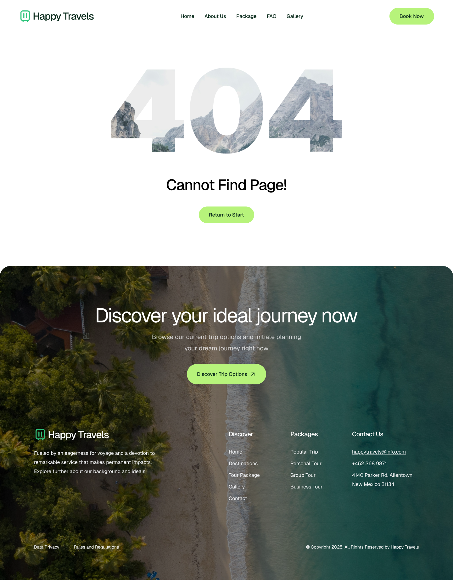 Happytravels 404 Not Found
