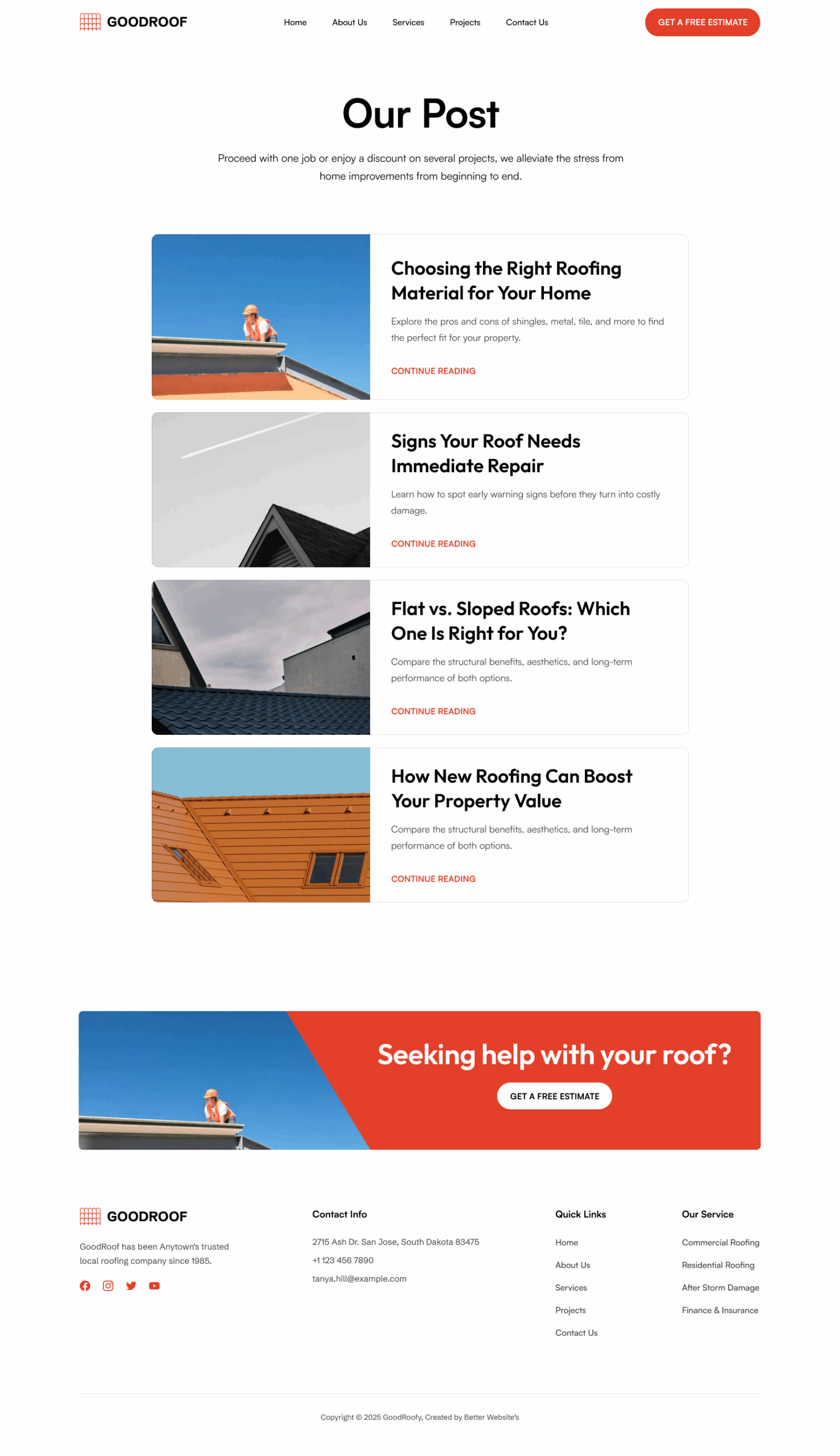 GoodRoof Post Archive