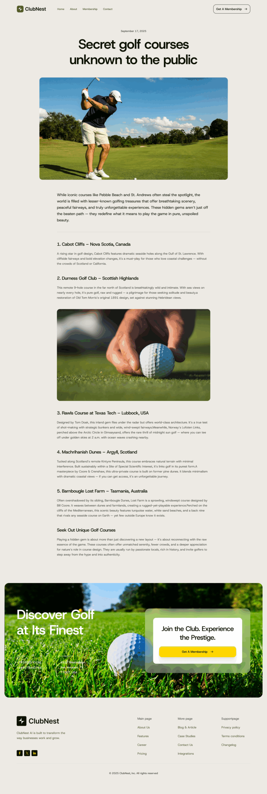 ClubNest Single Post