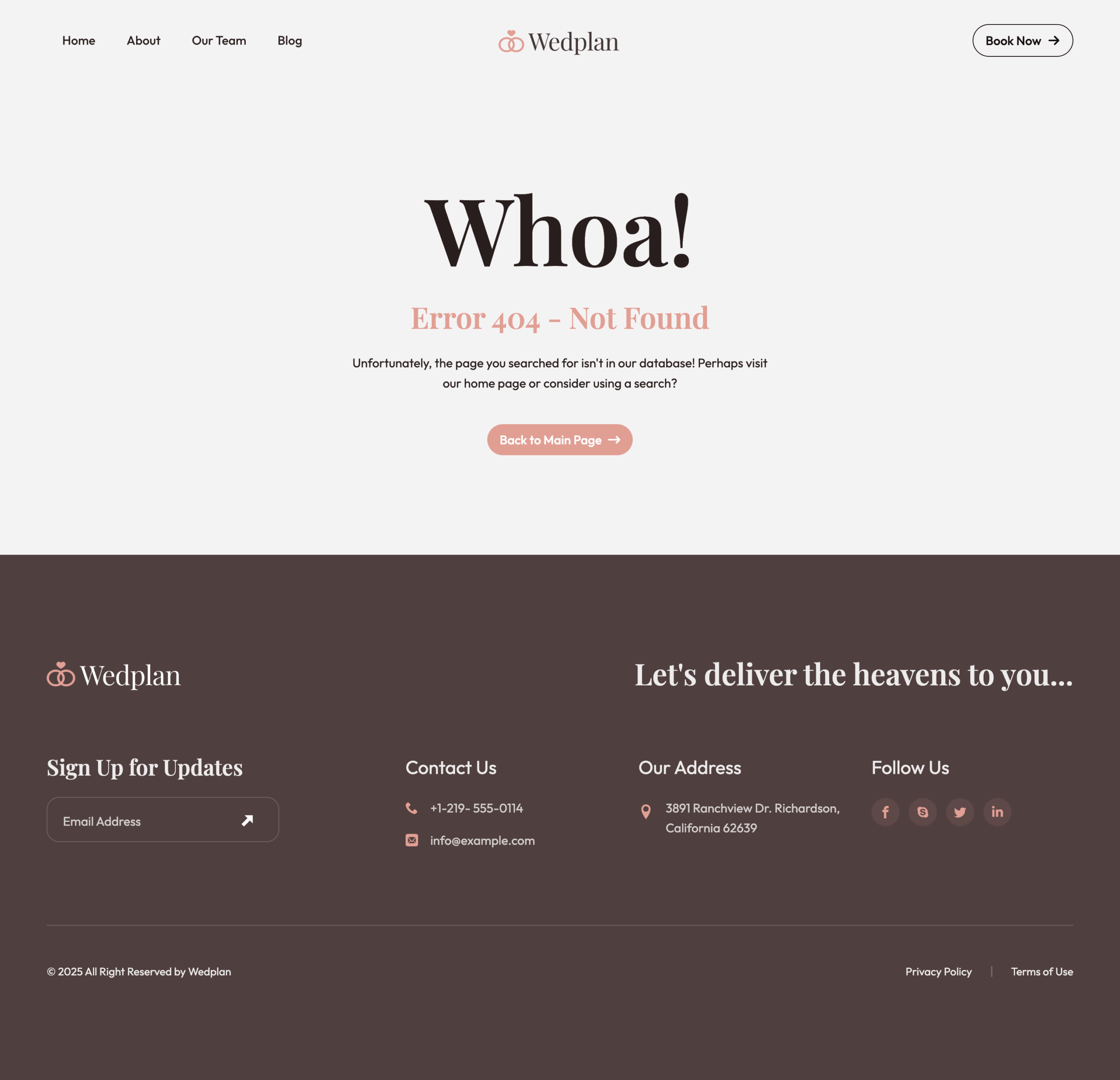 Webplan 404 Not Found