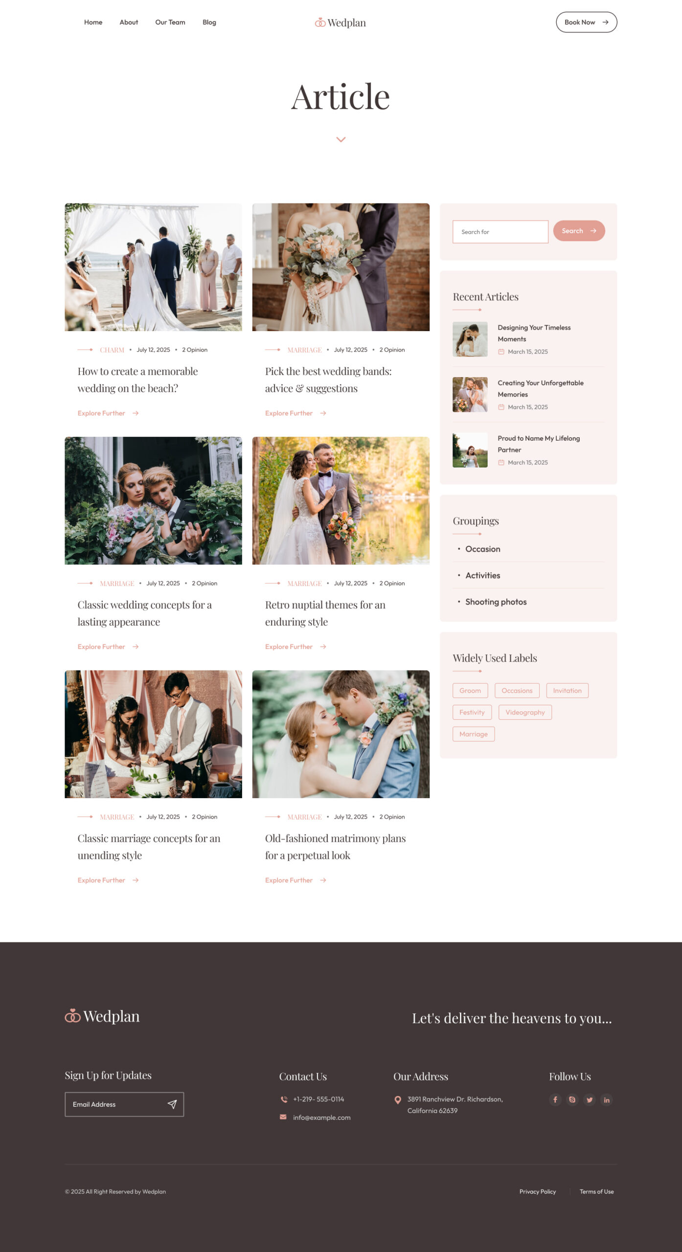 Webplan Post Archive