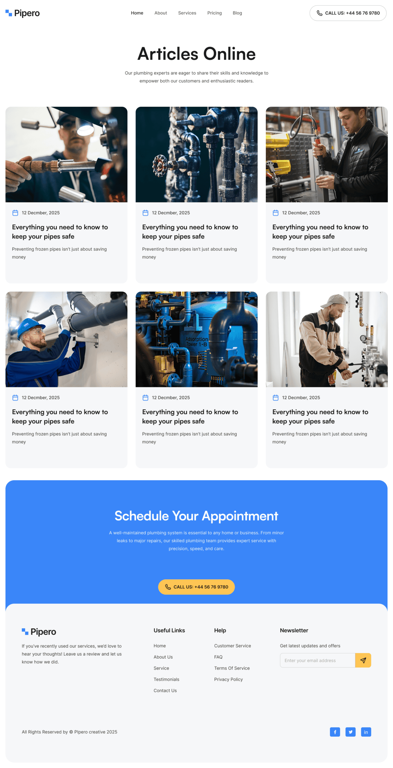 Pipero Single Blog Post
