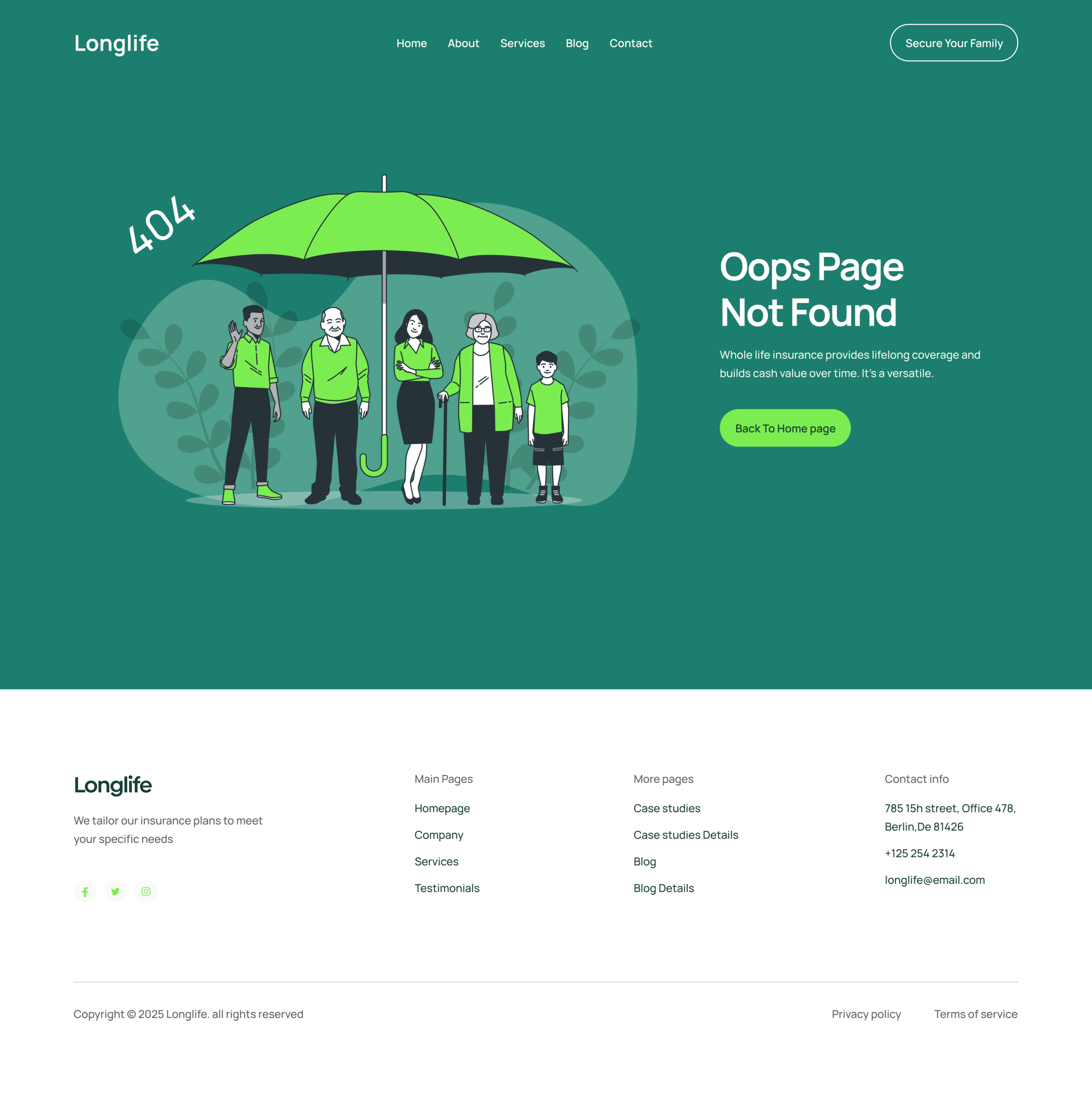 LongLife 404 Not Found