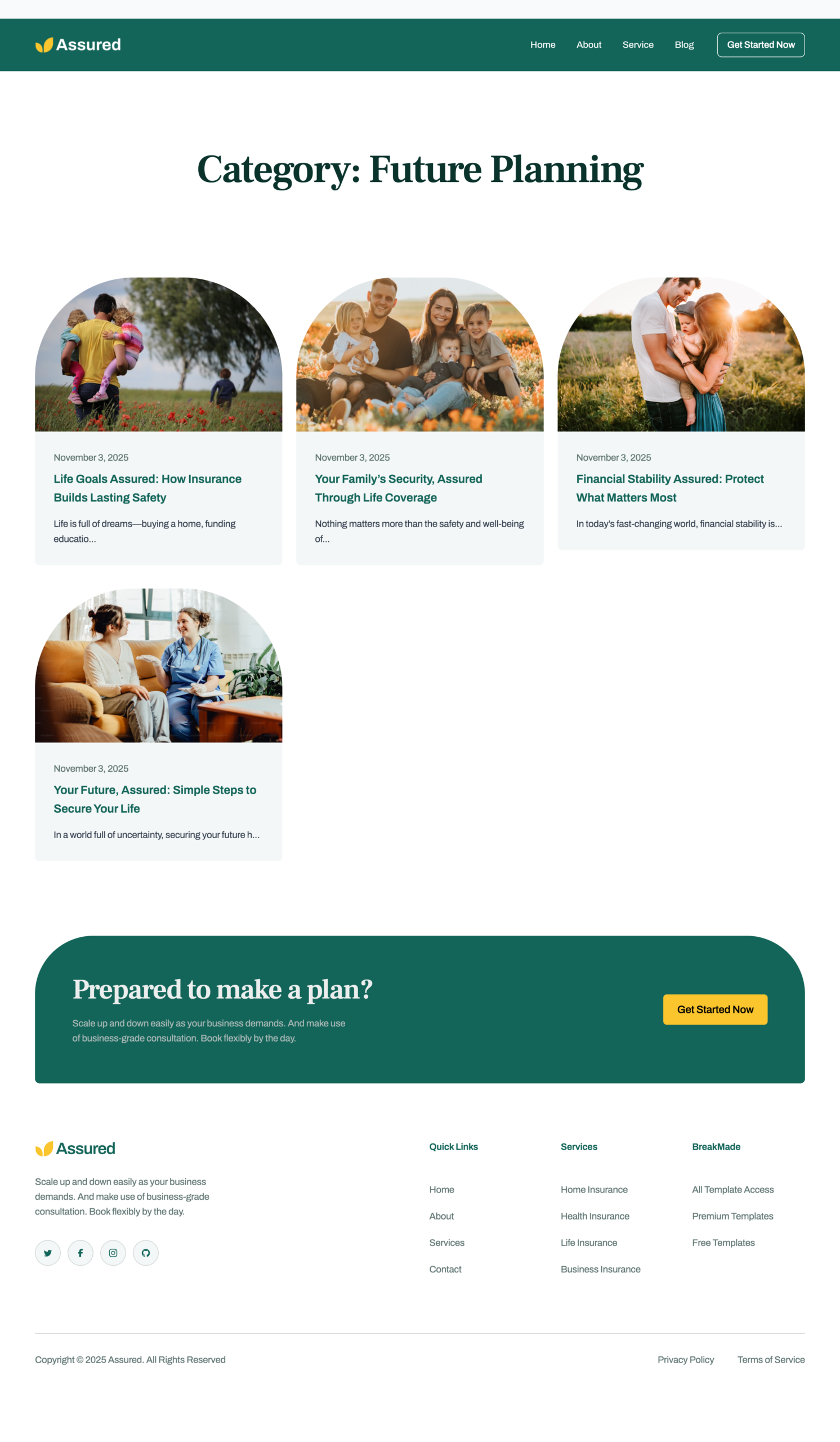 Assured Archive Page