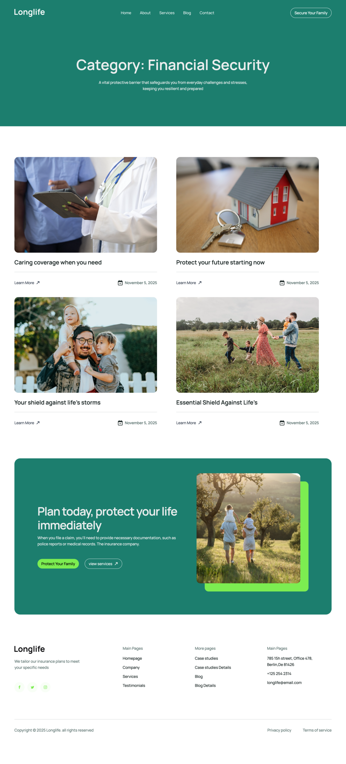 LongLife Post Archive Page